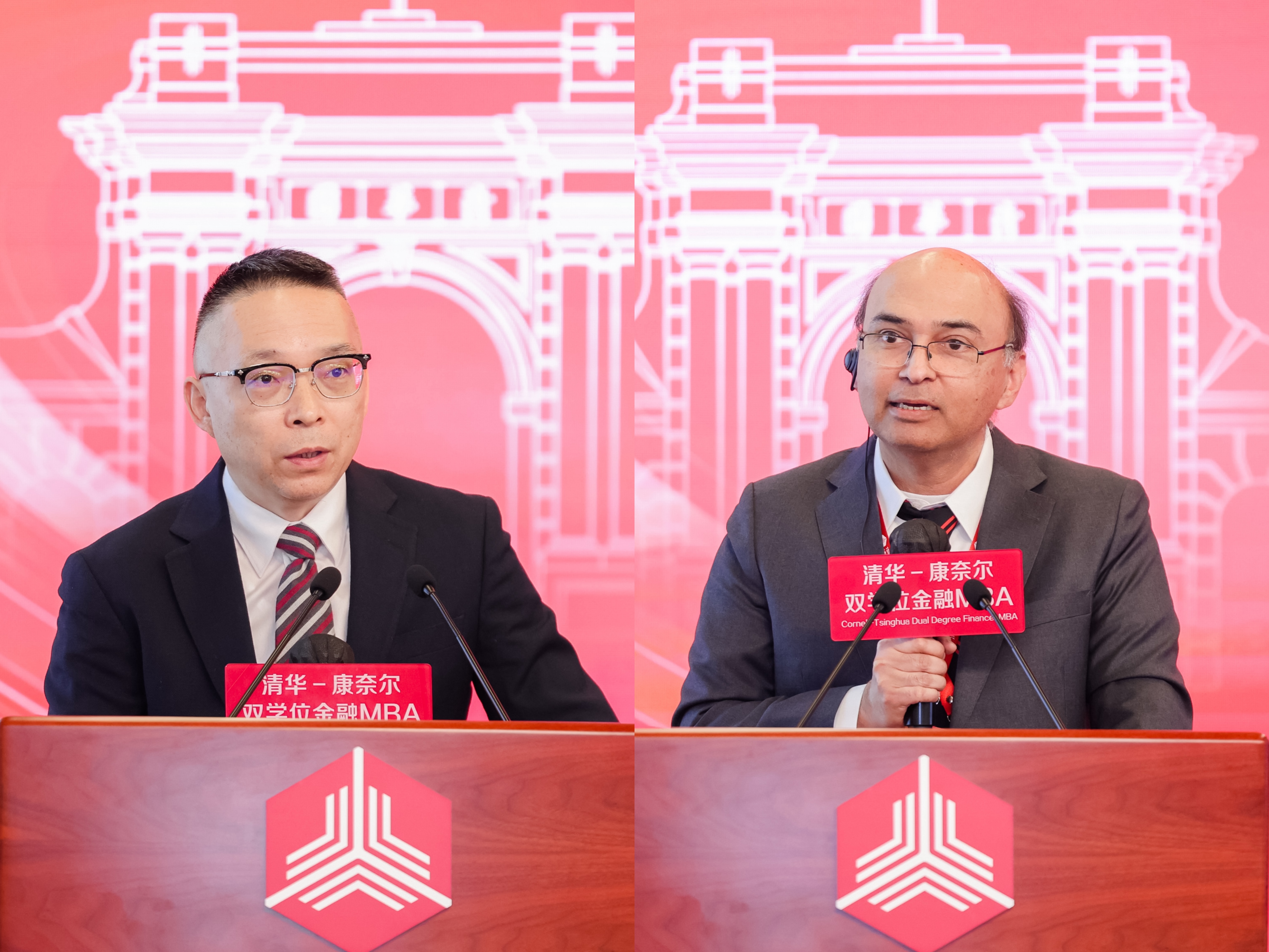 20250330-清康MBA创新发展论坛隆重举办-金融学院-图为焦捷(左)、维夏尔·高尔(右).jpg