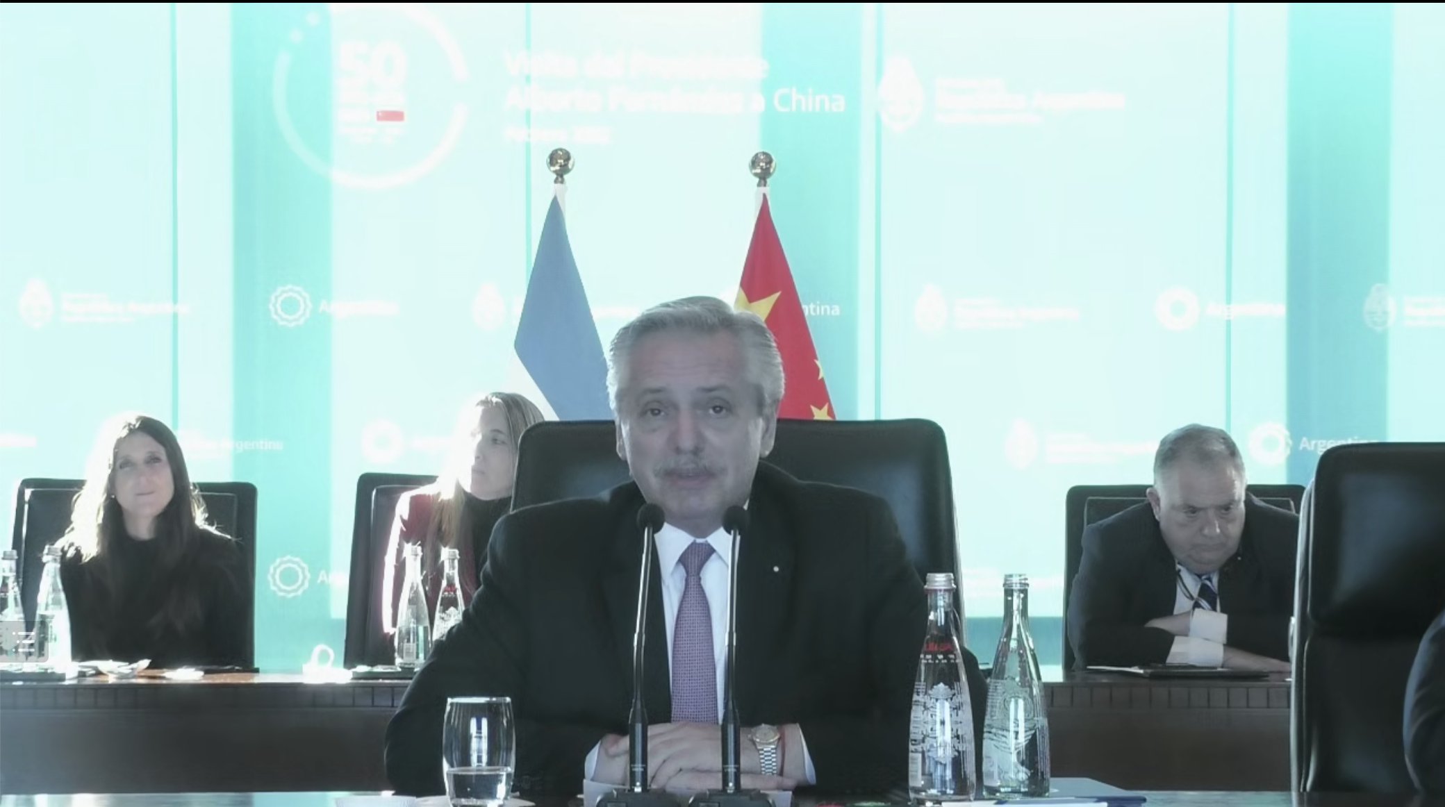 20220204-阿根廷总统阿尔韦托·费尔南德斯AG（中国）AG·官方网页版名誉教授聘任仪式-刘书田-费尔南德斯总统发表演讲png
